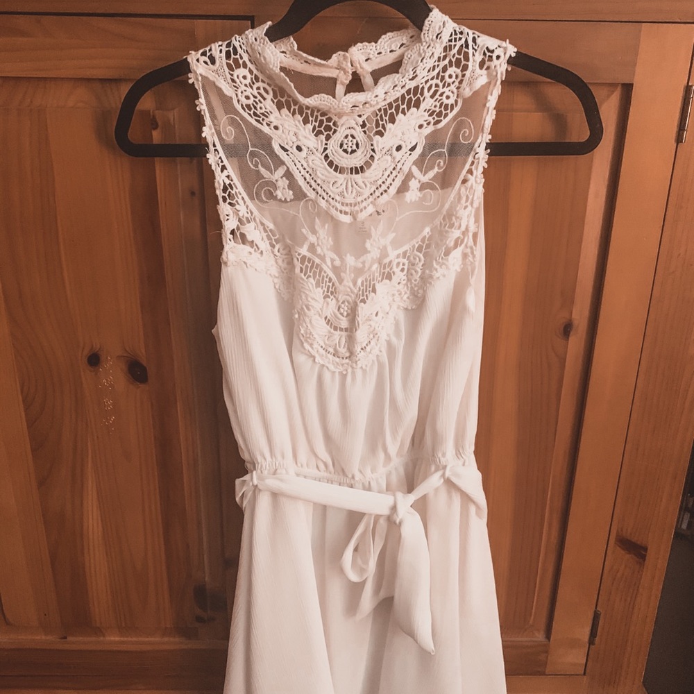 💋FREE PEOPLE WHITE SUNDRESS